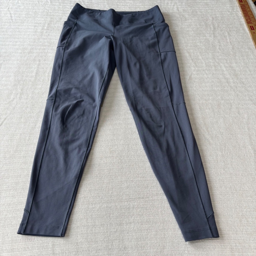 Mountain Hardwear Diamond Peak Tights Womens Medium Blue Gray Hiking Leggings